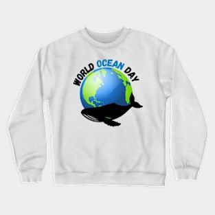 World Ocean Day Crewneck Sweatshirt